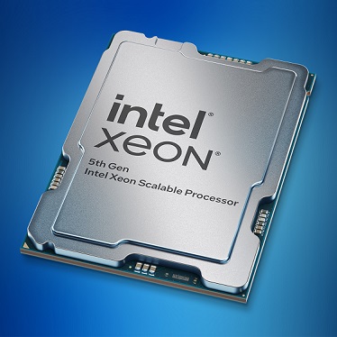 5th Gen Intel Xeon Scalable processor – angle right front with b
